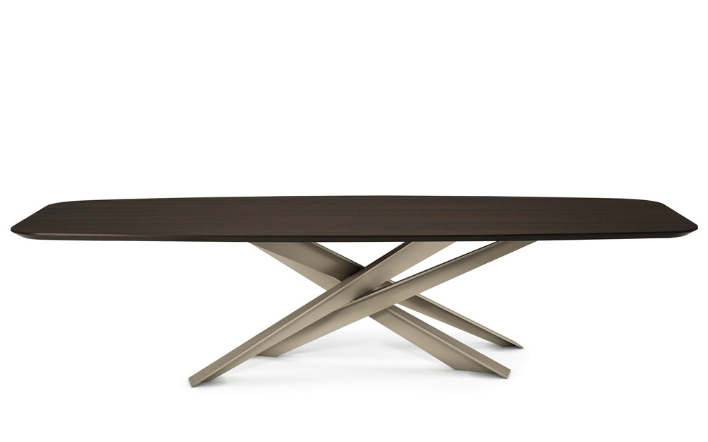 Cattelan Italia Lancer Wood Barrel-Shaped Dining Table