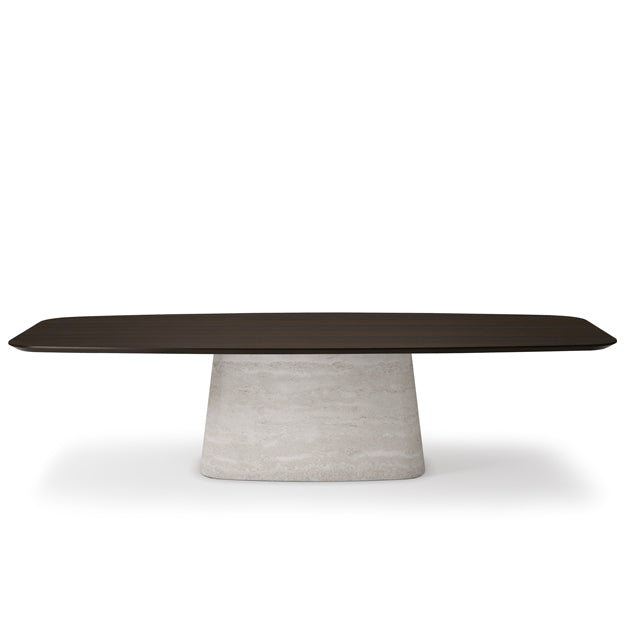Cattelan Italia Napoleon Wood Barrel-Shaped Dining Table