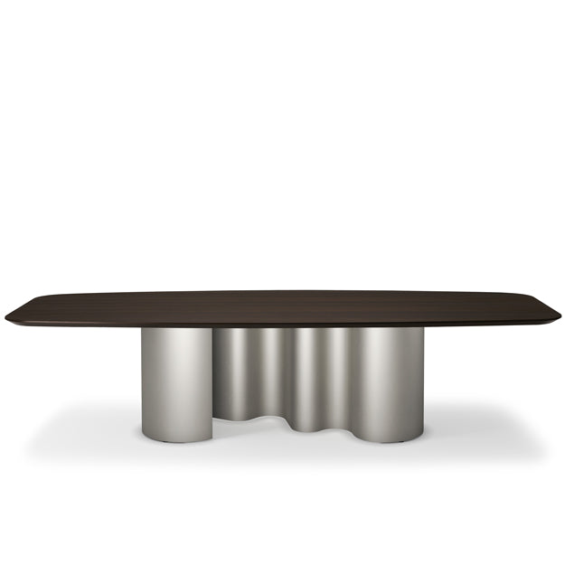 Cattelan Italia Papel Wood Live Edged Dining Table