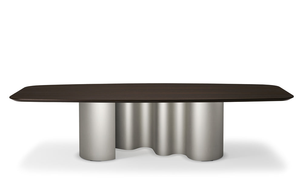 Cattelan Italia Papel Wood Live Edged Dining Table
