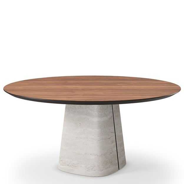 Cattelan Italia Rado Wood Round Dining Table