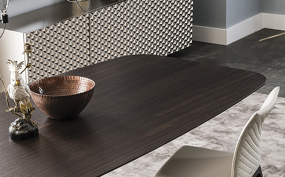 Cattelan Italia Scott Wood Oval-Shaped Dining Table