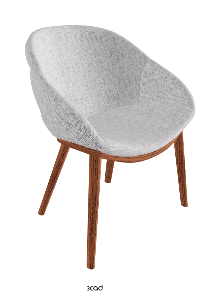 Camilla Dining Armchair_Canaletto Walnut Stained Ashwood_Fabric_B811