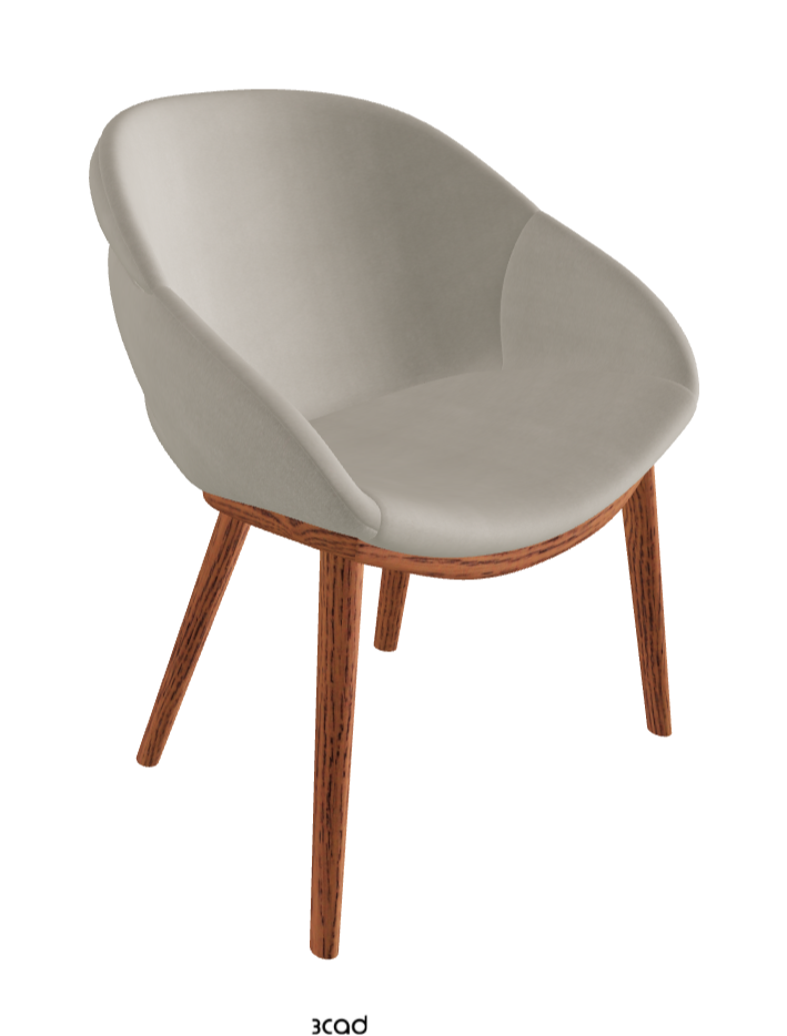 Camilla Dining Armchair_Canaletto Walnut Stained Ashwood_Fabric_B924
