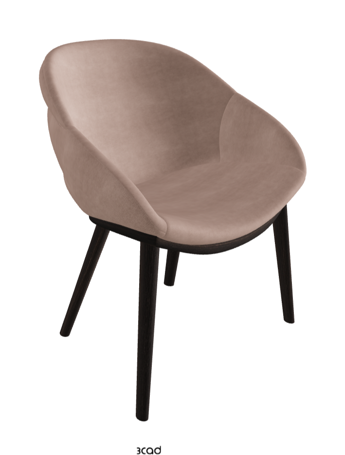 Camilla Dining Armchair_Burned Oak Stained Ashwood_Fabric_B925