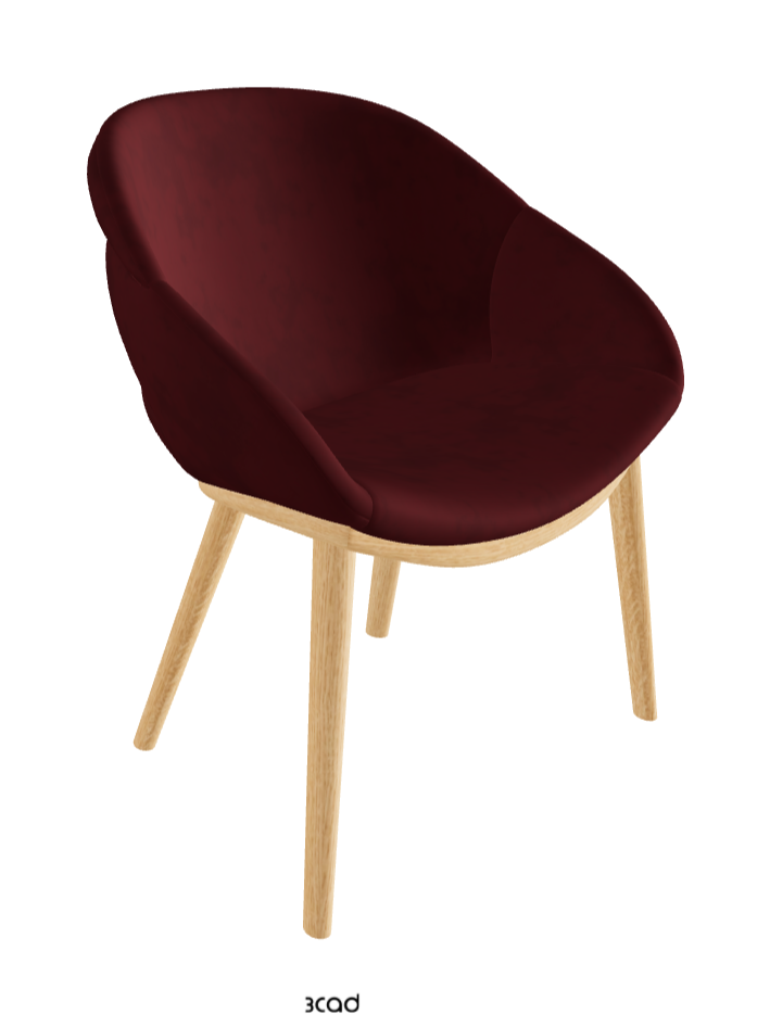 Camilla Dining Armchair_Natural Ashwood_Micro Nubuk_Cardinal