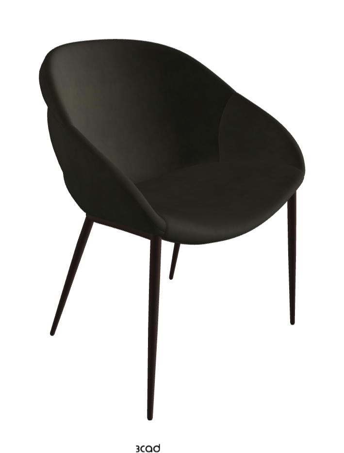 Camilla ML Dining Armchair_Bronze Embossed_Micro Nubuk_Musk