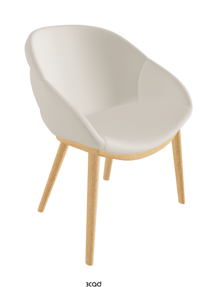 Camilla Dining Armchair_Natural Ashwood_Glove Soft Leather_Ecru