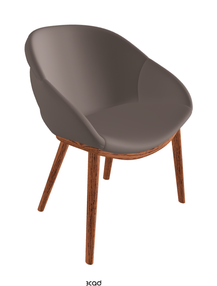 Camilla Dining Armchair_Canaletto Walnut Stained Ashwood_Soft Leather_Castoro