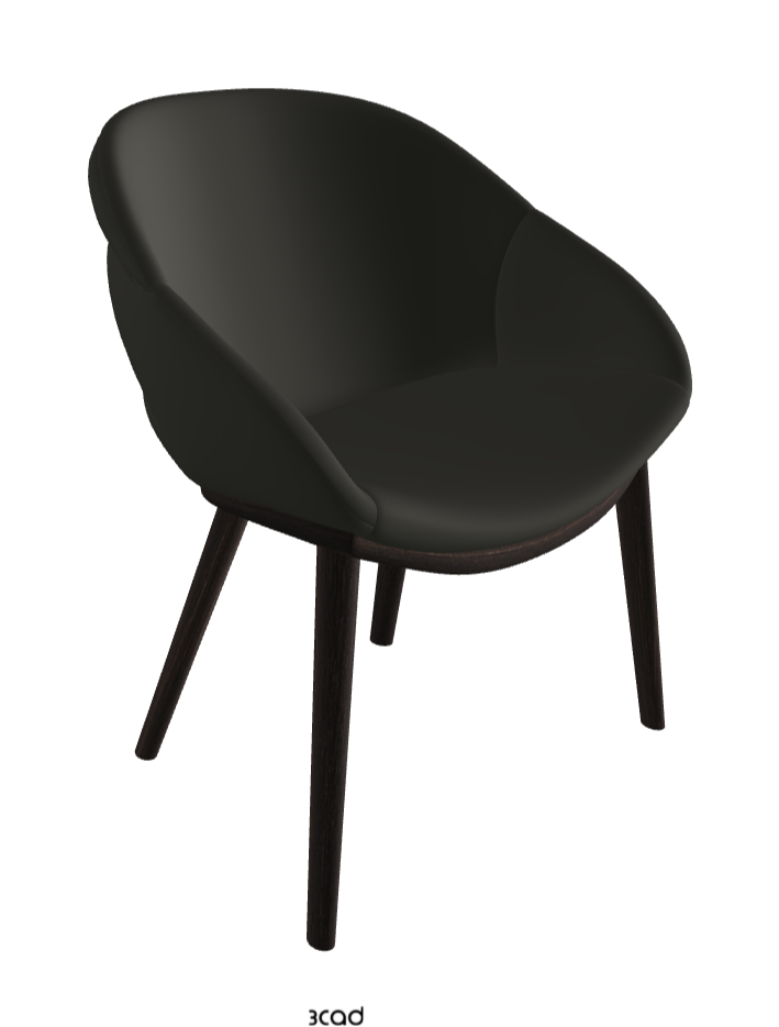 Camilla Dining Armchair_Burned Oak Stained Ashwood_Synthetic Leather_London