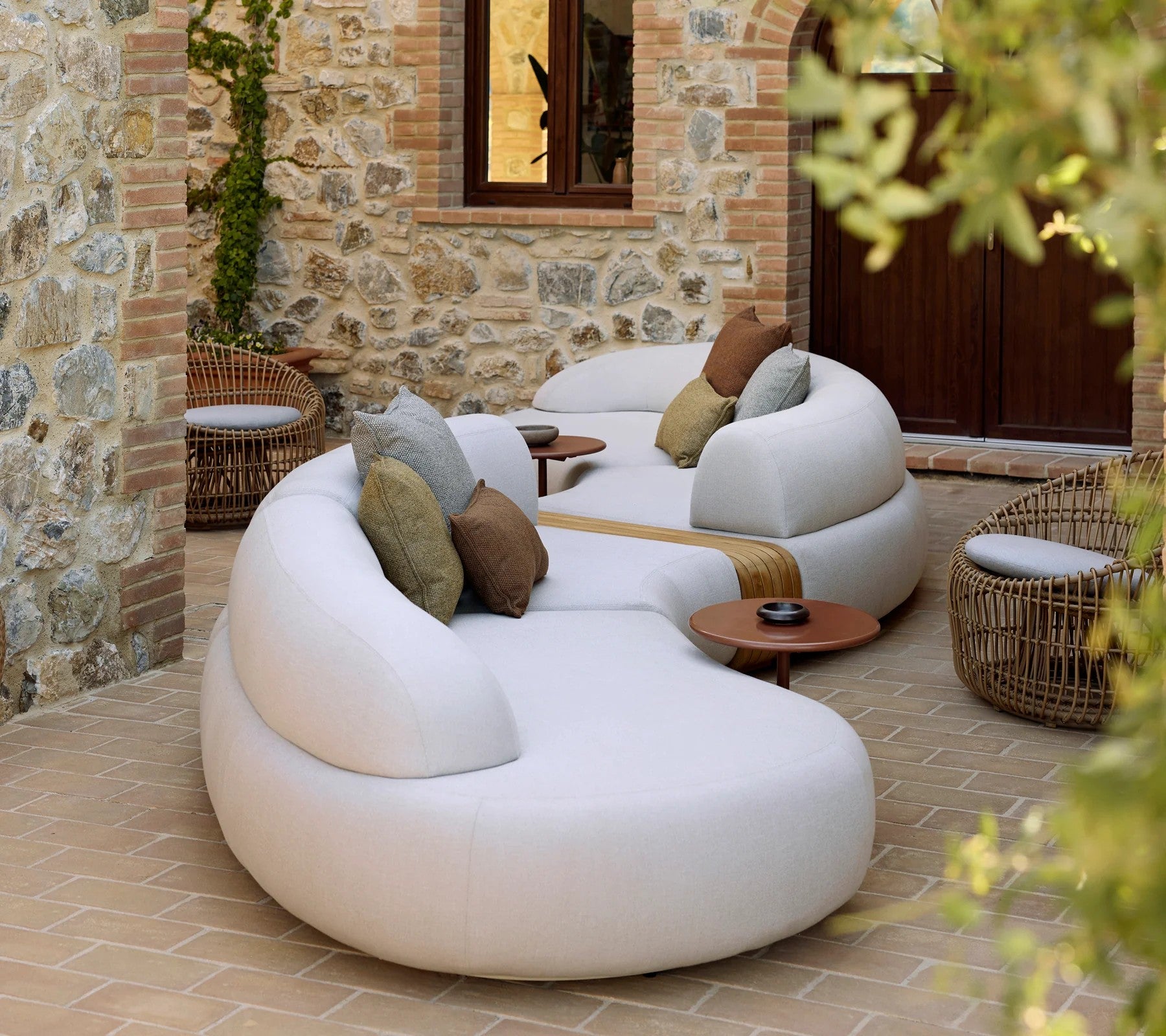 Cane-line Mellow Sofa W/Right Long & Left Short Backrest
