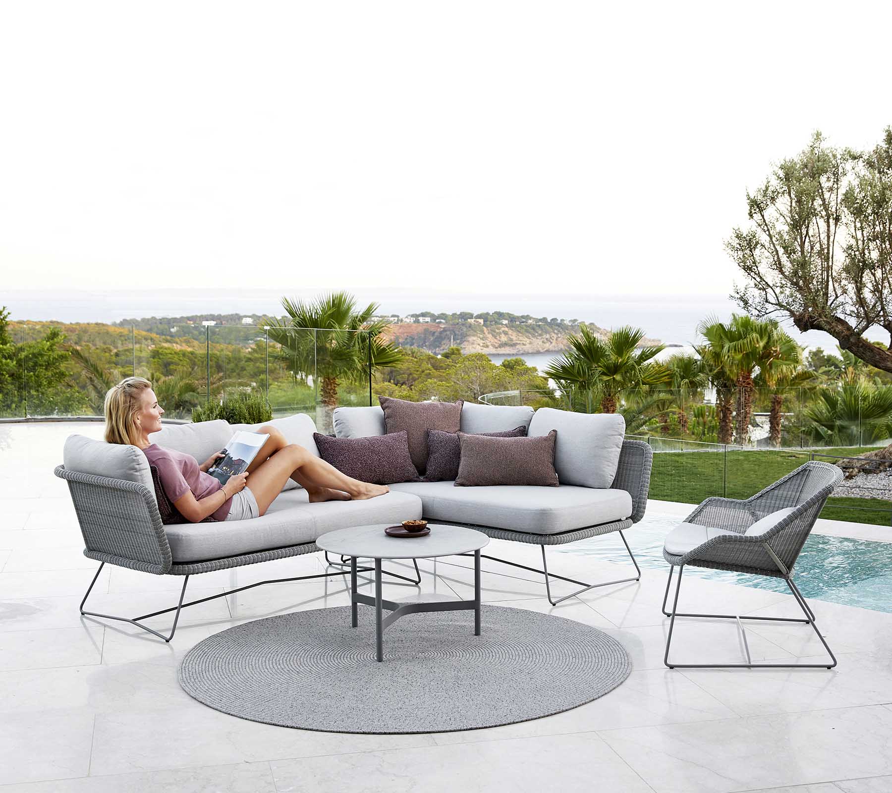 Cane-line Horizon 2-Seater Sofa Left Module