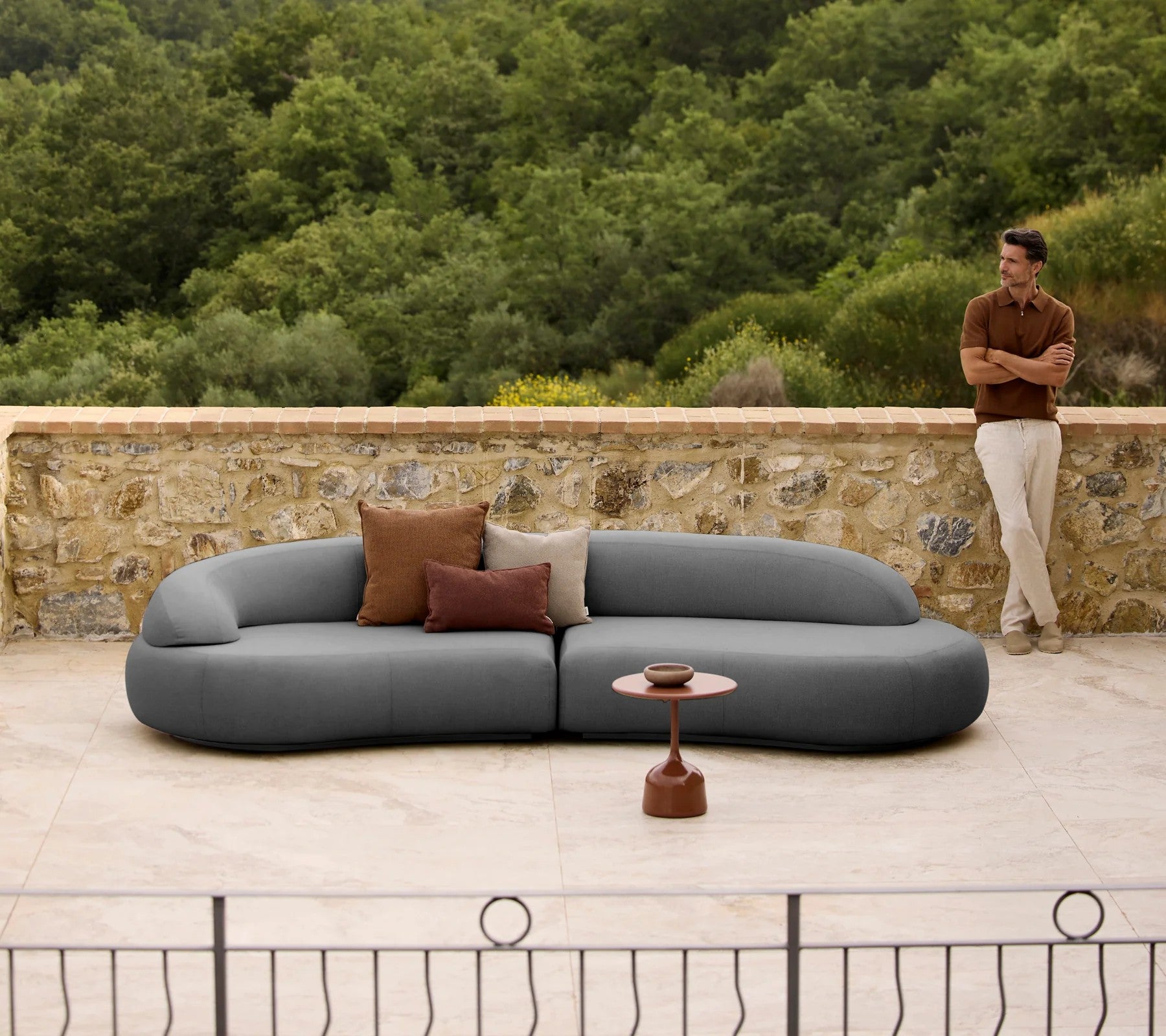 Cane-line Mellow Sofa Module Left W/Short Backrest