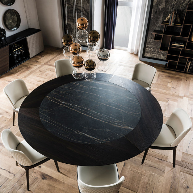 Botero Console Table Cattelan Italia Botero Keramik-Wood Round Dining Table – Luxury Wood ...