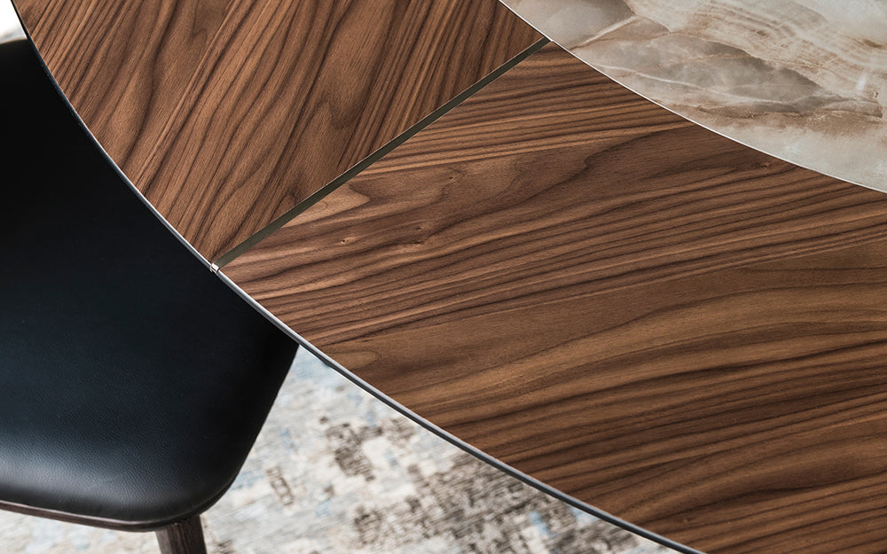 Cattelan Italia Botero Keramik-Wood Round Dining Table