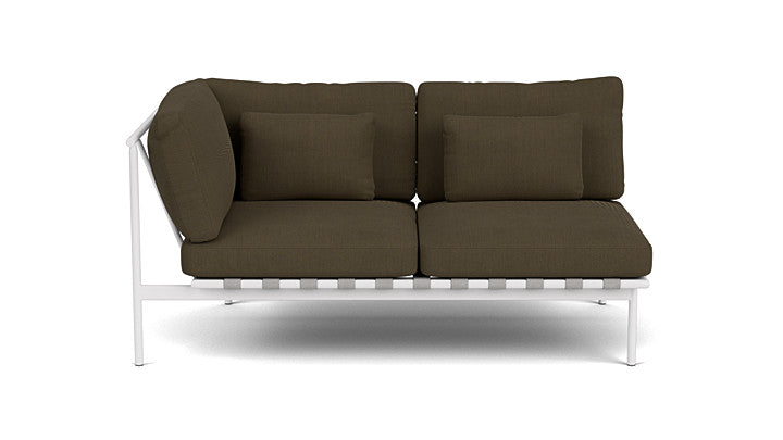 Barlow Tyrie Around Deep Seating Double Lounge Sofa with Aluminium Left Arm