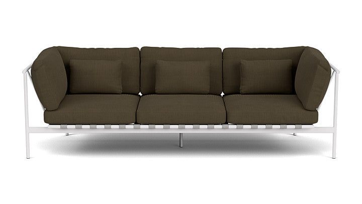 Barlow Tyrie Around Deep Seating Triple Lounge Sofa with Aluminium Arms