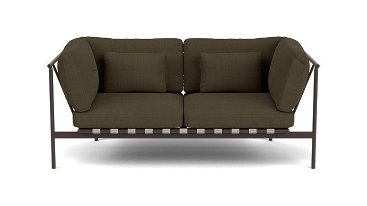 Barlow Tyrie Around Deep Seating Double Lounge Sofa with Aluminium Arms