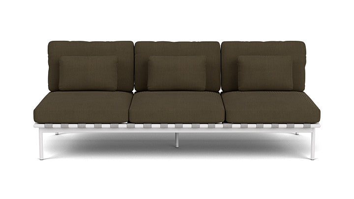 Barlow Tyrie Around Deep Seating Triple Lounge Sofa Without Arms