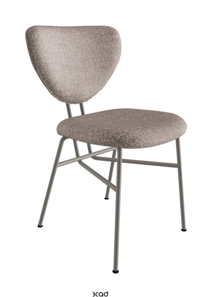 Chloe Dining Chair_Titanium Embossed_Fabric_B242