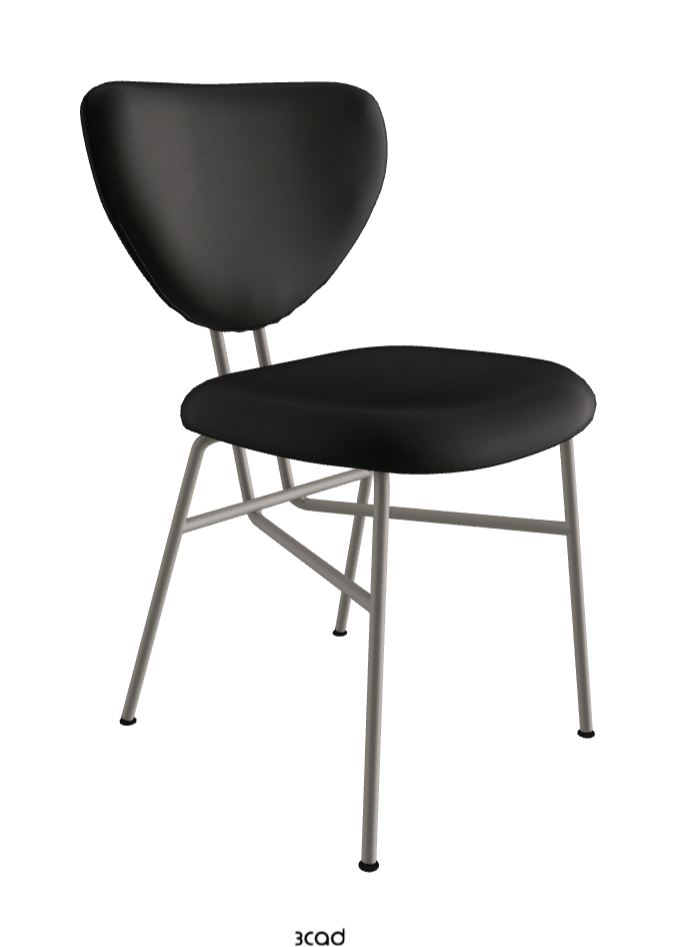 Chloe Dining Chair_Titanium Embossed_Fabric_B932