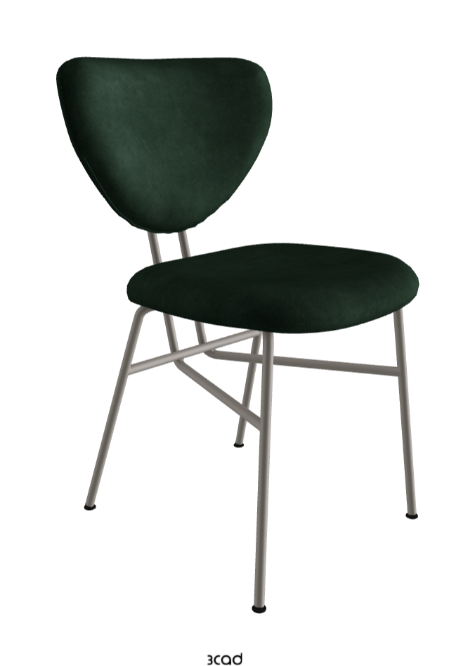 Chloe Dining Chair_Titanium Embossed_Micro Nubuk_Musk