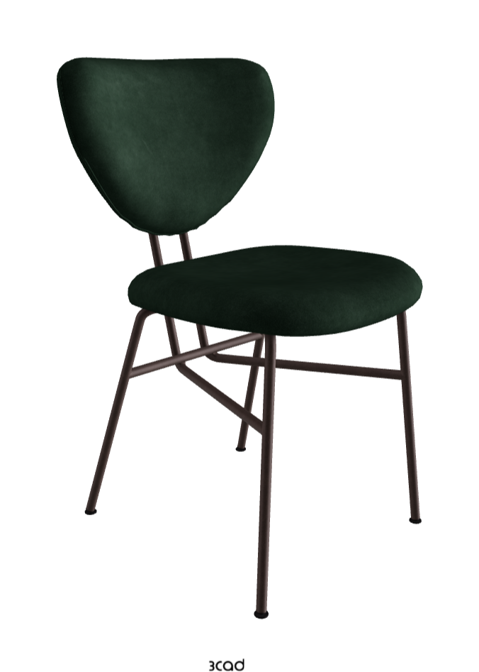 Chloe Dining Chair_Bronze Embossed_Micro Nubuk_Musk