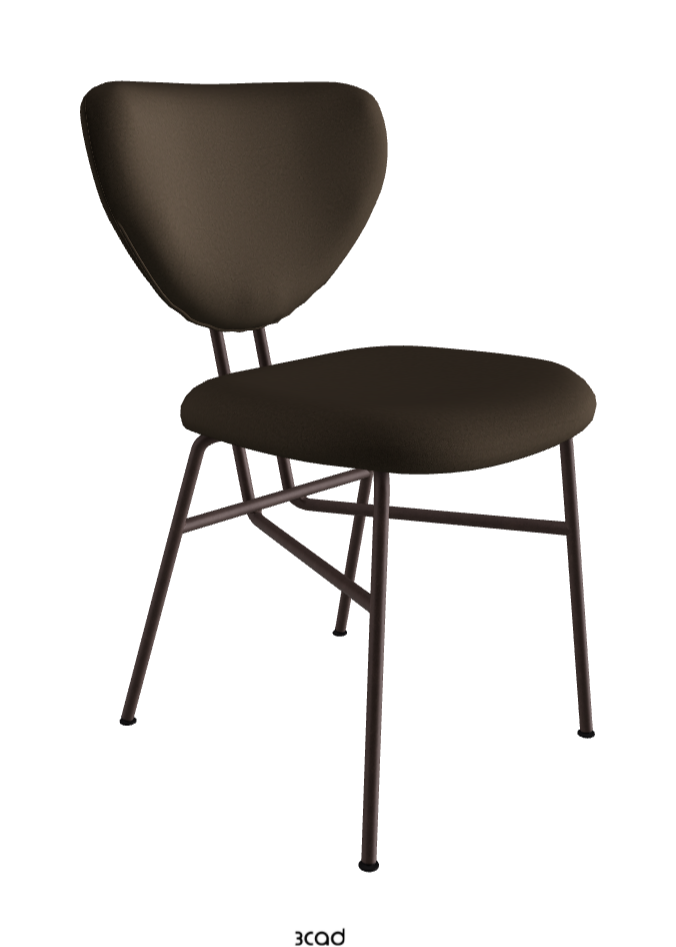 Chloe Dining Chair_Bronze Embossed_Glove Soft Leather_Platoon