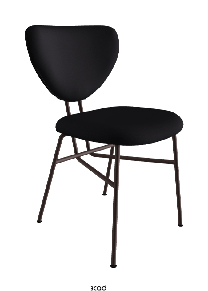 Chloe Dining Chair_Bronze Embossed_Glove Soft Leather_Hornet