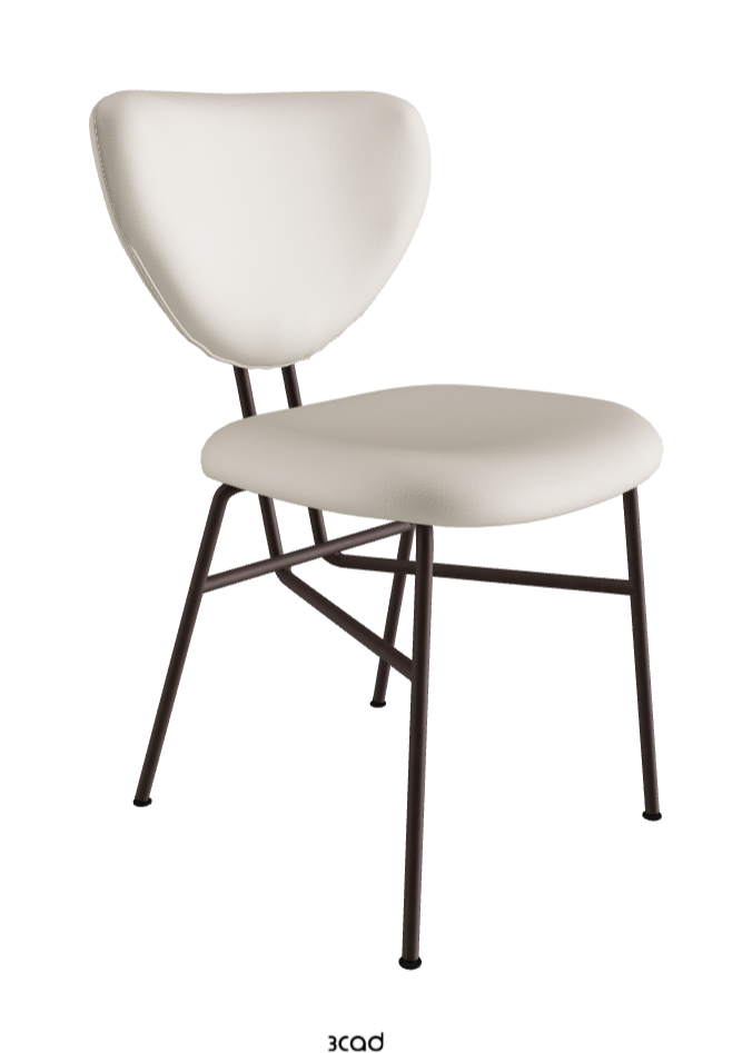 Chloe Dining Chair_Bronze Embossed_Soft Leather_Palladio