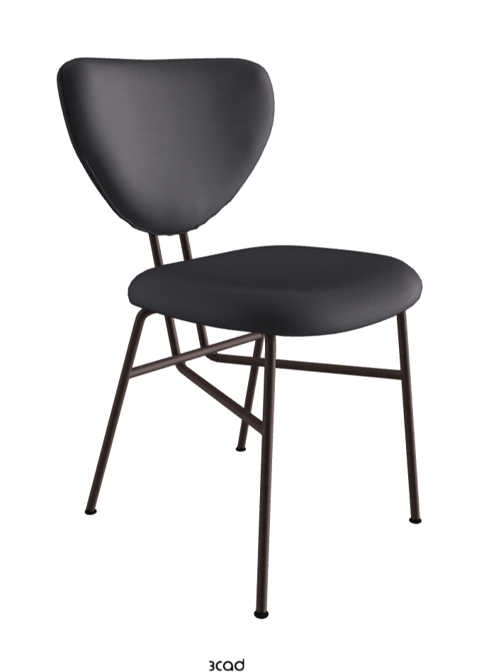 Chloe Dining Chair_Bronze Embossed_Soft Leather_Atlantico