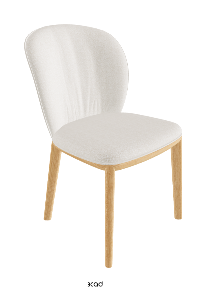 Cattelan Italia Chris Dining Chair – Fabric, Micro Nubuk & Synthetic Leather