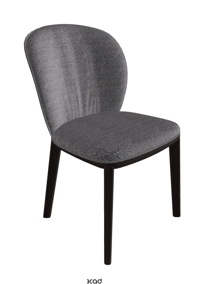 Cattelan Italia Chris Dining Chair – Fabric, Micro Nubuk & Synthetic Leather