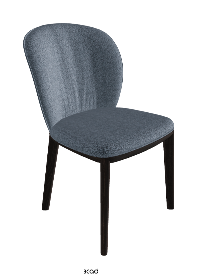 Cattelan Italia Chris Dining Chair – Fabric, Micro Nubuk & Synthetic Leather