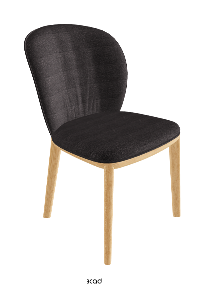 Cattelan Italia Chris Dining Chair – Fabric, Micro Nubuk & Synthetic Leather