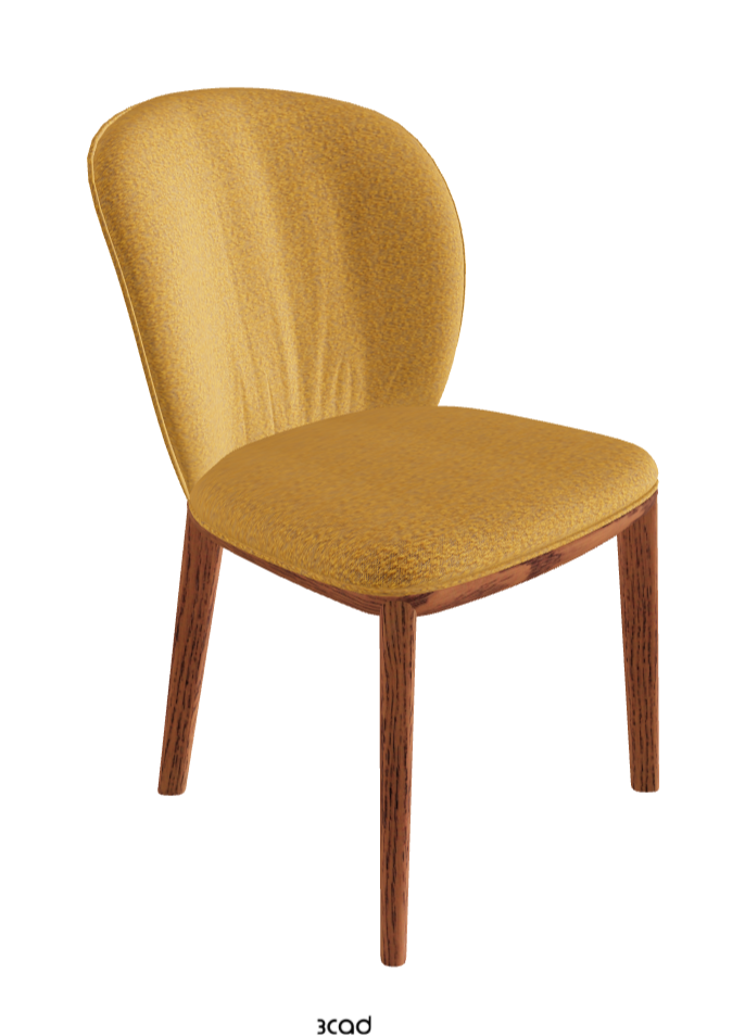 Cattelan Italia Chris Dining Chair – Fabric, Micro Nubuk & Synthetic Leather