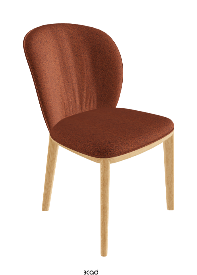 Cattelan Italia Chris Dining Chair – Fabric, Micro Nubuk & Synthetic Leather