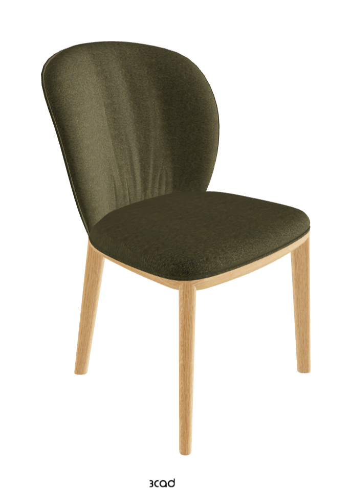 Cattelan Italia Chris Dining Chair – Fabric, Micro Nubuk & Synthetic Leather