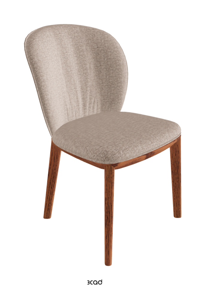 Cattelan Italia Chris Dining Chair – Fabric, Micro Nubuk & Synthetic Leather