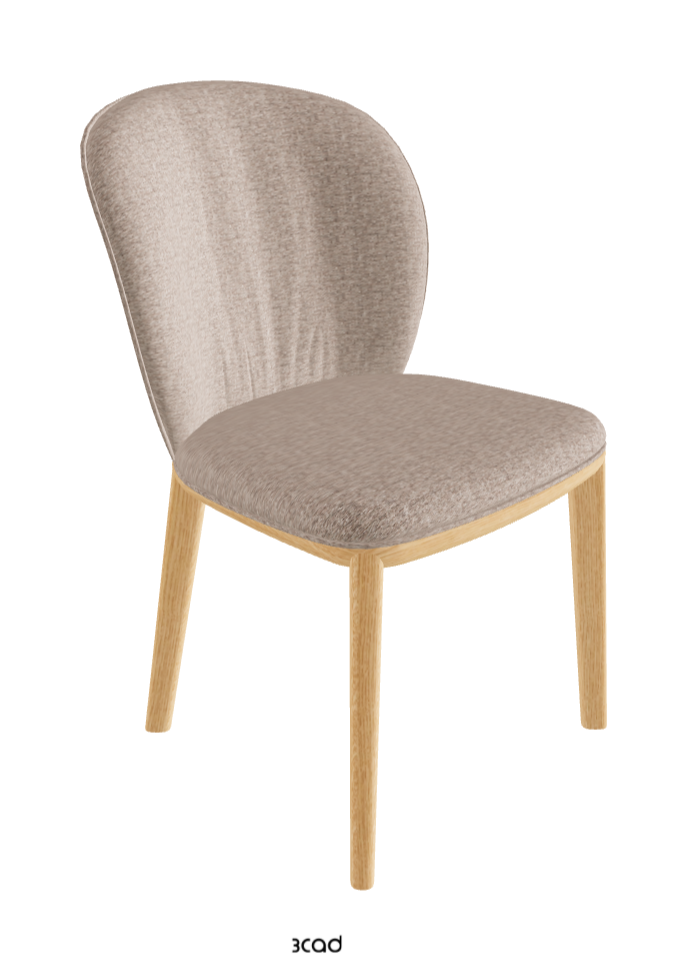 Cattelan Italia Chris Dining Chair – Fabric, Micro Nubuk & Synthetic Leather