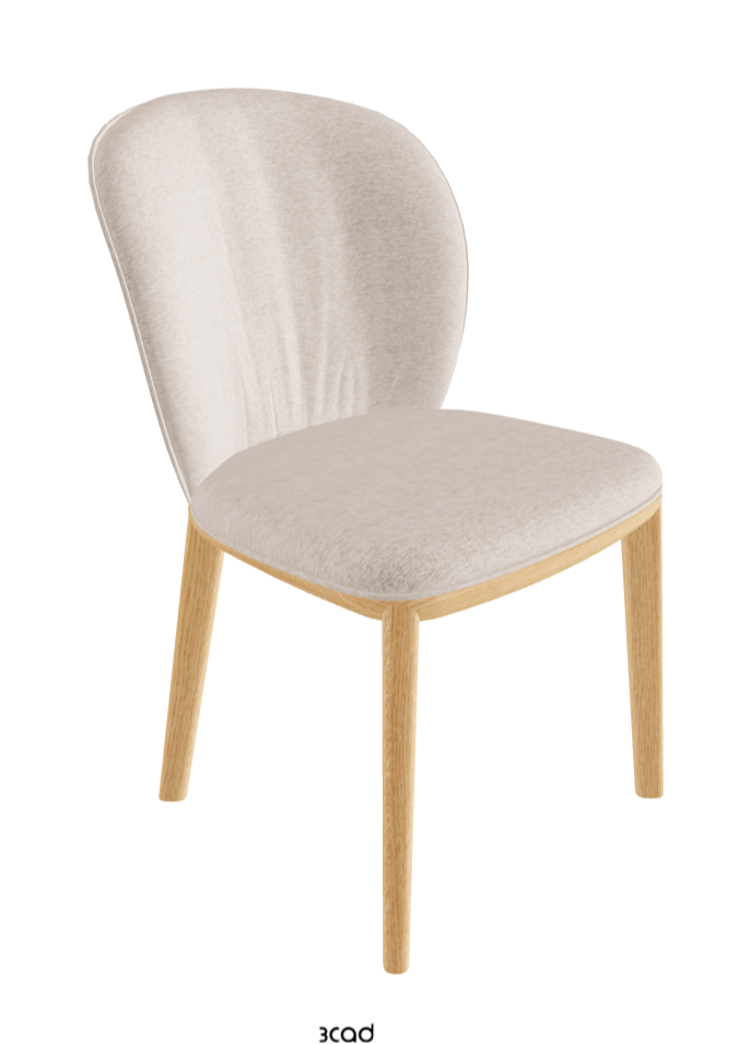 Cattelan Italia Chris Dining Chair – Fabric, Micro Nubuk & Synthetic Leather