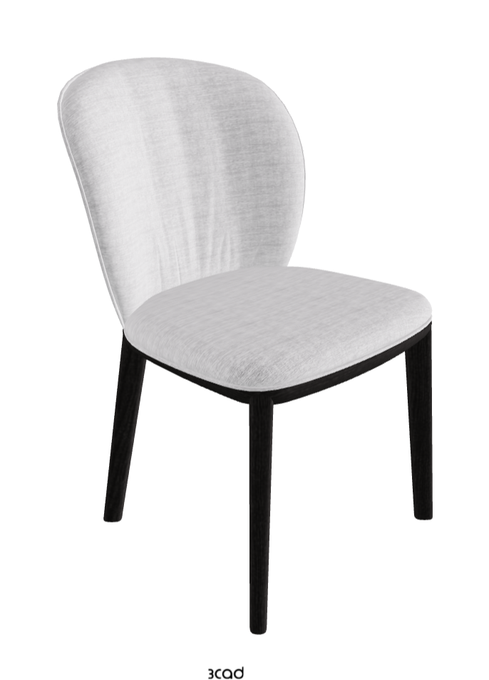 Cattelan Italia Chris Dining Chair – Fabric, Micro Nubuk & Synthetic Leather
