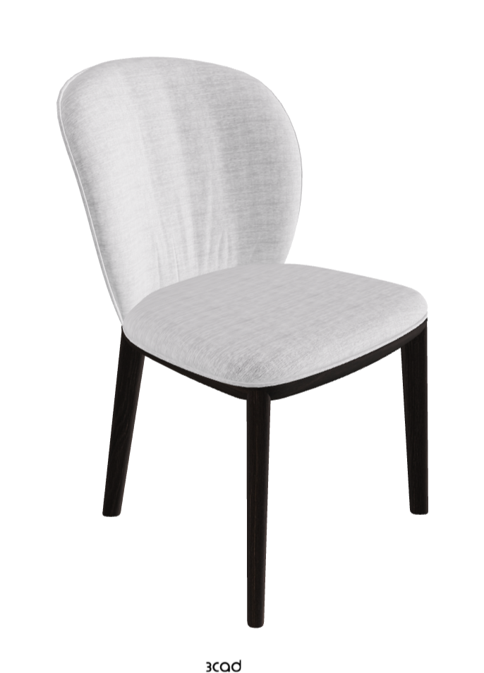 Cattelan Italia Chris Dining Chair – Fabric, Micro Nubuk & Synthetic Leather