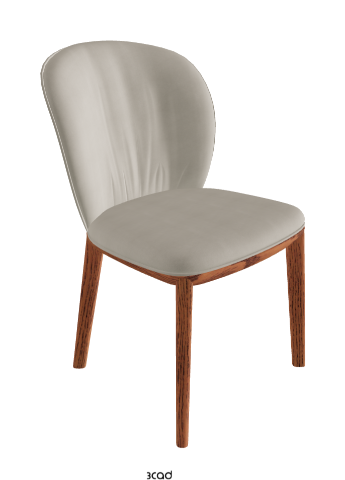 Cattelan Italia Chris Dining Chair – Fabric, Micro Nubuk & Synthetic Leather