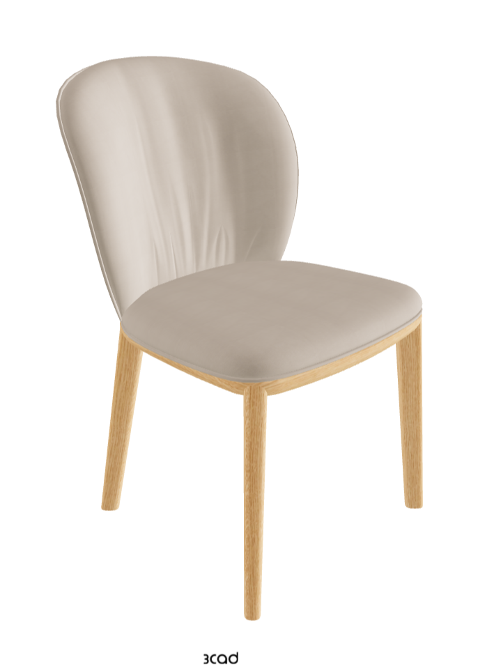 Cattelan Italia Chris Dining Chair – Fabric, Micro Nubuk & Synthetic Leather