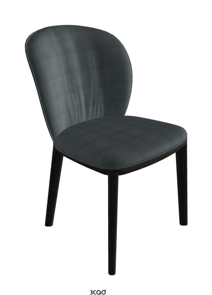 Cattelan Italia Chris Dining Chair – Fabric, Micro Nubuk & Synthetic Leather