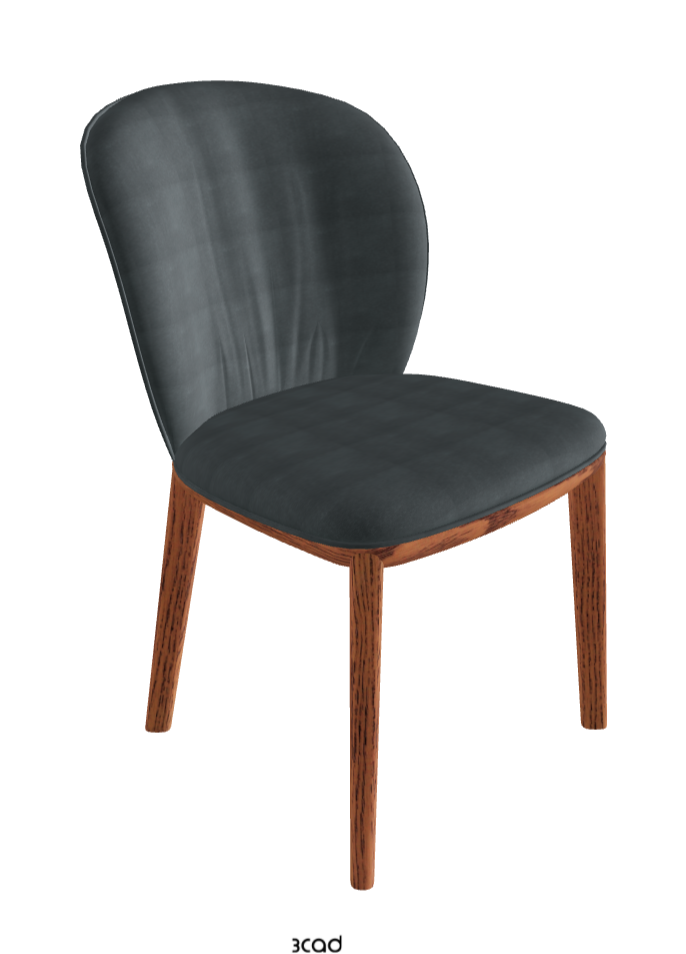 Cattelan Italia Chris Dining Chair – Fabric, Micro Nubuk & Synthetic Leather