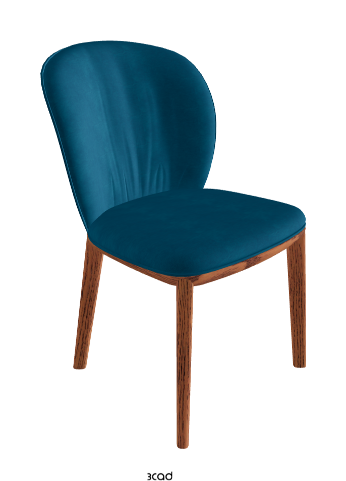 Cattelan Italia Chris Dining Chair – Fabric, Micro Nubuk & Synthetic Leather