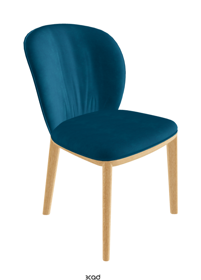 Cattelan Italia Chris Dining Chair – Fabric, Micro Nubuk & Synthetic Leather