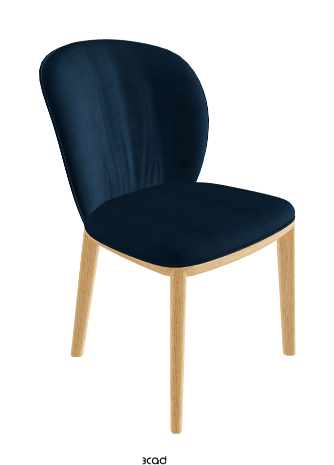 Cattelan Italia Chris Dining Chair – Fabric, Micro Nubuk & Synthetic Leather